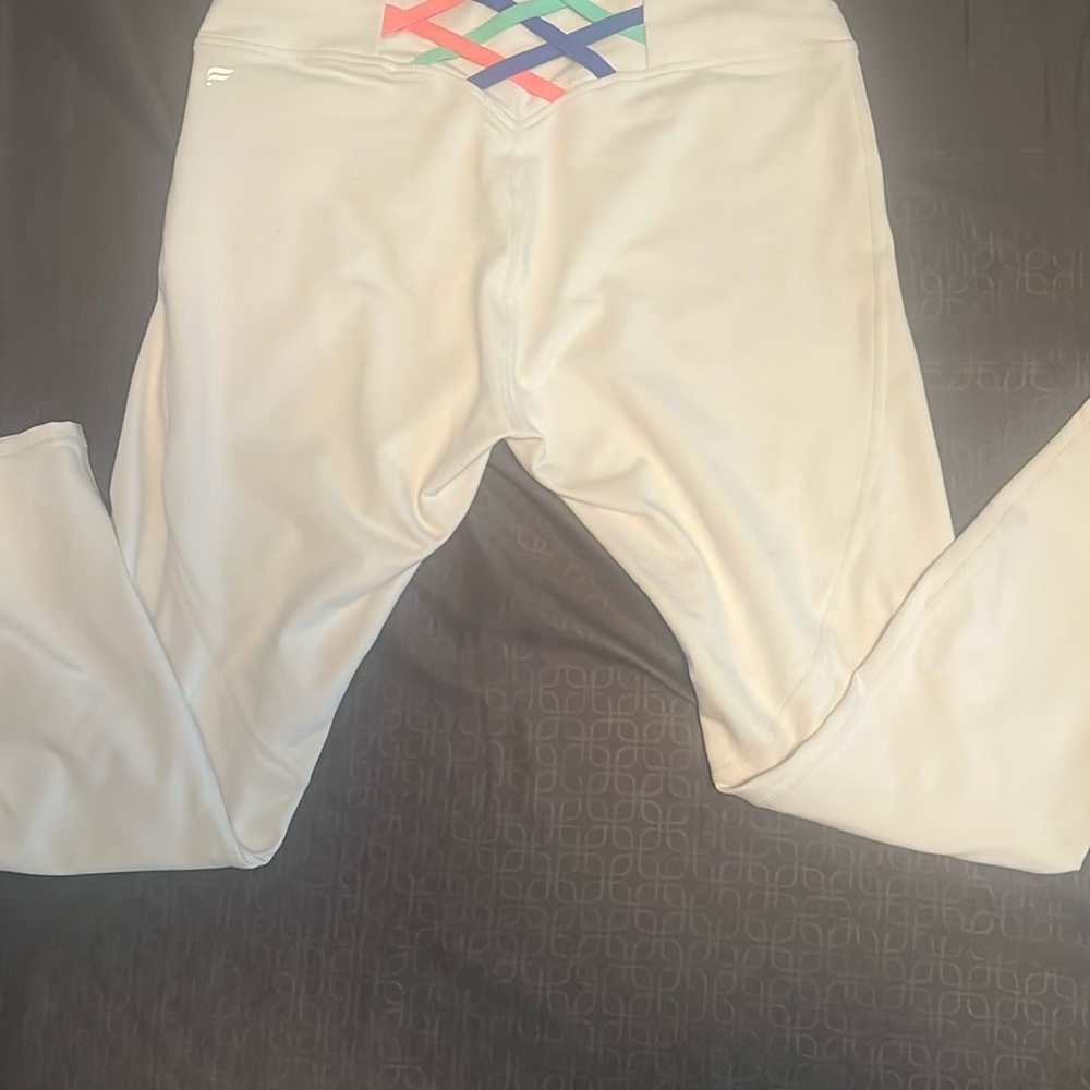 Adult Fabletics White Leggings